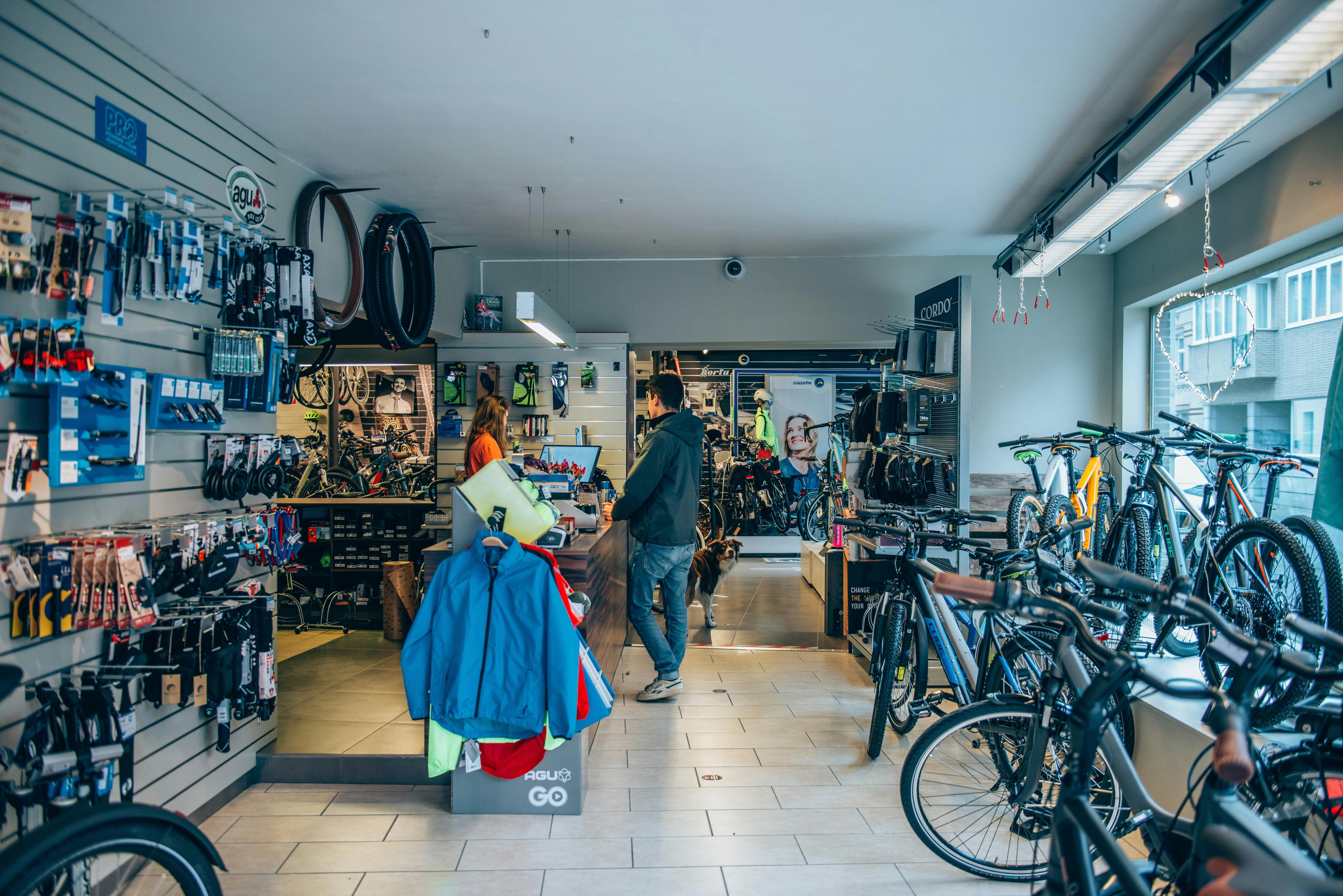Fietsenwinkel in Wetteren 49 Moerstraat Lucien